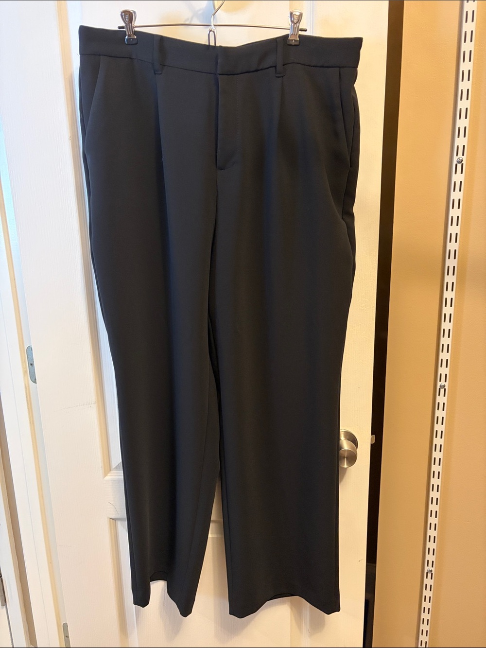 Lands' End Black Straight-Leg Women's Trousers - Classic Workwear